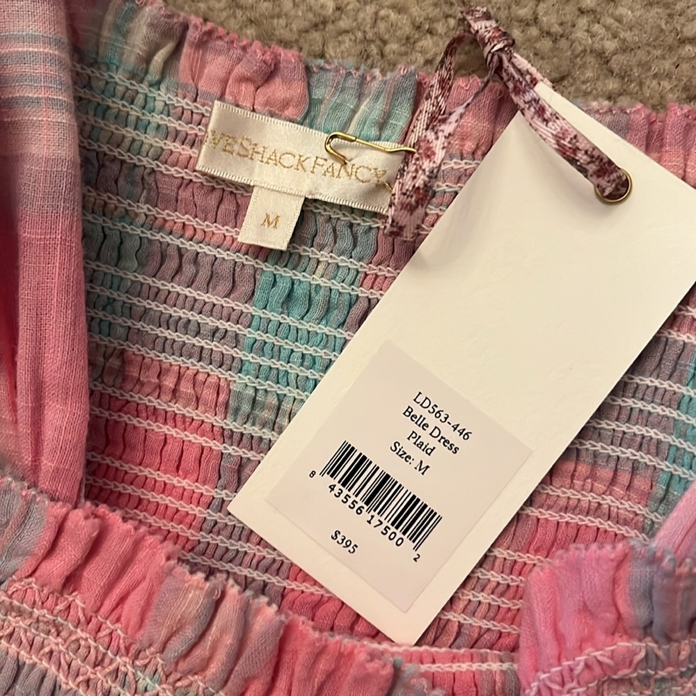 LoveShackFancy Belle Smocked Ruffle Mini Dress - Picture 5 of 7